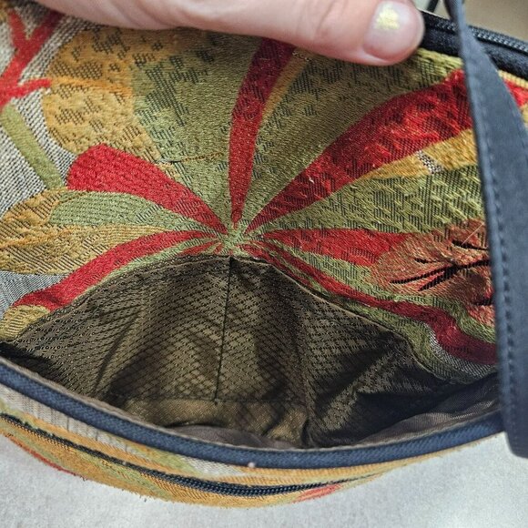 Danny K. Tapestry Crossbody‎ Bag Multicolor Adjustable Strap Zipper Compartments - Picture 12 of 16